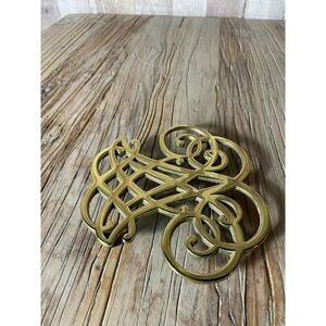 Thomas Jefferson Cypher Brass Trivet
